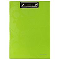 Karton P+P Double folder A4 laminated NEO colourI green - Clipboard