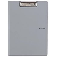 Karton P+P Double folder A4 plastic PASTELINI grey - Clipboard