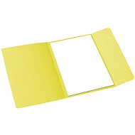 Hit Office Folding folder 251 A4 1 flap yellow - Document Folder