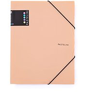 KARTON P+P Pastelini Mappe mit Gummi A4 PP apricot - Dokumentenmappe