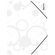 Karton P+P Folding map 3-fold with PP black and white rubber - Document Folder