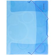 Karton P+P Folding map 3-fold with PP Neo Colori blue - Document Folder