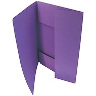 Hit Office Folding folder 253 A4 3 flaps purple - Document Folder