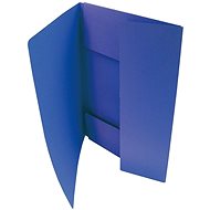 Hit Office Folding folder 253 A4 3 flaps blue - Document Folder