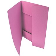Hit Office Folding folder 253 A4 3 flaps pink - Document Folder