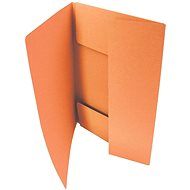 Hit Office Folding folder 253 A4 3 flaps orange - Document Folder