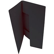 Hit Office Folding folder 253 A4 3 flaps black - Document Folder