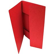 Hit Office Folding folder 253 A4 3 flaps red - Document Folder