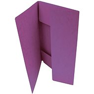 Hit Office Folding folder 253 A4 3 flaps purple - Document Folder