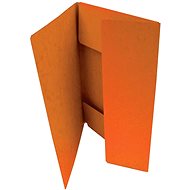 Hit Office Folding folder 253 A4 3 flaps orange - Document Folder