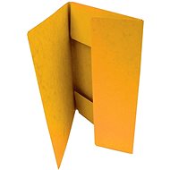 Hit Office Folding folder 253 A4 3 flaps yellow - Document Folder