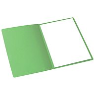 Hit Office Folding folder 250 A4 without flaps green - Document Folder