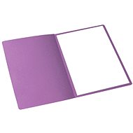 Hit Office Folding folder 250 A4 without flaps purple - Document Folder