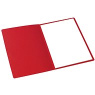Hit Office Folding folder 250 A4 without flaps red - Document Folder