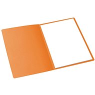 Hit Office Folding folder 250 A4 without flaps orange - Document Folder