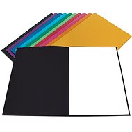 Hit Office Folding folder 250 A4 without flaps black - Document Folder