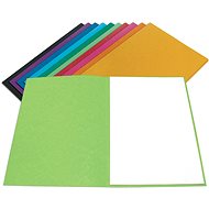 Hit Office Folding folder 250 A4 without flaps light green - Document Folder