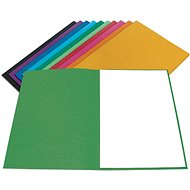 Hit Office Folding folder 250 A4 without flaps dark green - Document Folder