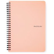 KARTON P+P Pastelini Twin wire A5 PP sárgabarack - Notesz