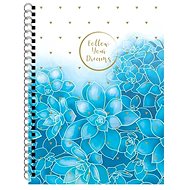 Cardboard P+P Twin wire pad A4 Soft Romantic succulent - Notepad