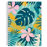 Cardboard P+P Twin wire pad A5 Soft Jungle - Notepad