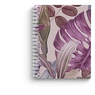 Cardboard P+P Twin wire pad A5 Soft Pure - Notepad