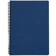 Cardboard P+P Twin wire pad A4 PP Classic blue - Notepad