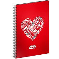 Notique Spiral notebook Star Wars - Red, unlined, A5 - Notepad