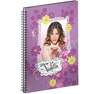 Notique Spiral notebook Violetta - Flowers, lined, A5 - Notepad