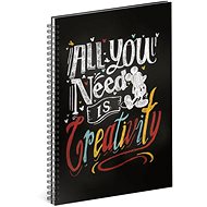 Notique Spiral notebook Mickey - Creativity, lined, A5 - Notepad