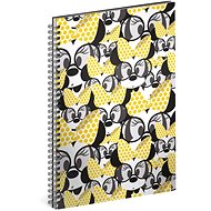Notique Spiral notebook Minnie - Yellow, lined, A4 - Notepad