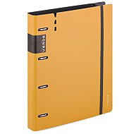 Karton P+P 4-ring binder A4 foam D30 - VERDE mustard - Document Folder