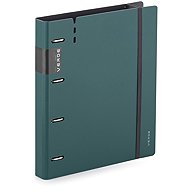 Karton P+P 4-ring binder A4 foam D30 - VERDE green - Document Folder