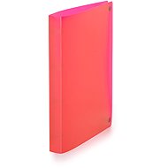 Karton P+P Opaline red PP A4 D20 4-ring binder - Irattartó mappa