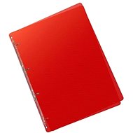 Karton P+P Lines 4-ring binder PP A5 red - Arch Folder