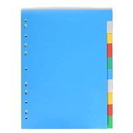 Karton P+P A4, 2 × 5 colours - PP 120 µm - Divider
