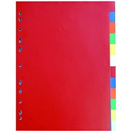 Karton P+P A4, 2 × 6 colours - PP 120 µm - Divider