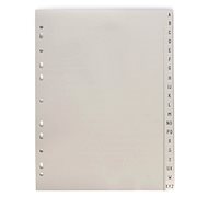 Karton P+P Dispersion binder A5, A-Z - PP 120 µm - Divider