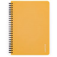 KARTON P+P Verde Twin wire A5 PP Senf - Notizbuch