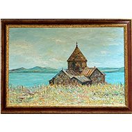 Karen Khachikyan Monastery on the island - Painting