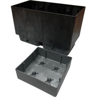 Kasko Flexi Element raised bed bowl, 12,5 × 12,5 × 4,2 cm - Plant Saucer