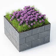 Kasko Flexi Element raised bed, 75 × 150 × 27 cm - Raised Garden Bed