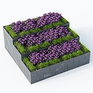 KASKO Raised bed cascade FLEXI ELEMENT, 50 x 150 x 50 cm - Raised Garden Bed