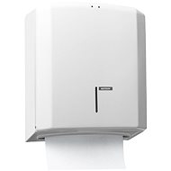 Katrin Folded towel dispenser - white metal - Hand Towel Dispenser
