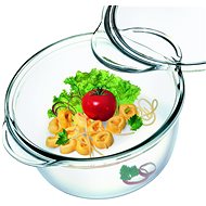 KAVALIERGLASS High Round Baking Pan 2.8l + Lid 0.5l - Roasting Pan