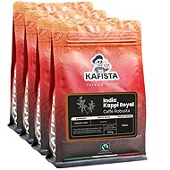 Kafista "India Kappi Royal" - 100% Robusta, Roasted in Italy - espresso beans 4 × 250 g - Coffee