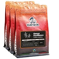 Kafista "Kenya Excellence" - Coffee Beans, 100% Arabica, Roasted in Italy 3 × 250 g - Coffee
