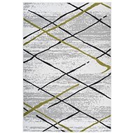 Kusový koberec Vancouver 110 bílá / šedá / Khaki - Koberec