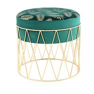 Hocker Cleopatra 225  Pouf Green / Gold - Ottoman