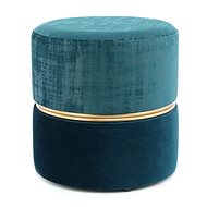 Stool Hocker Cleopatra 625 Petrol / Dark Green - Ottoman